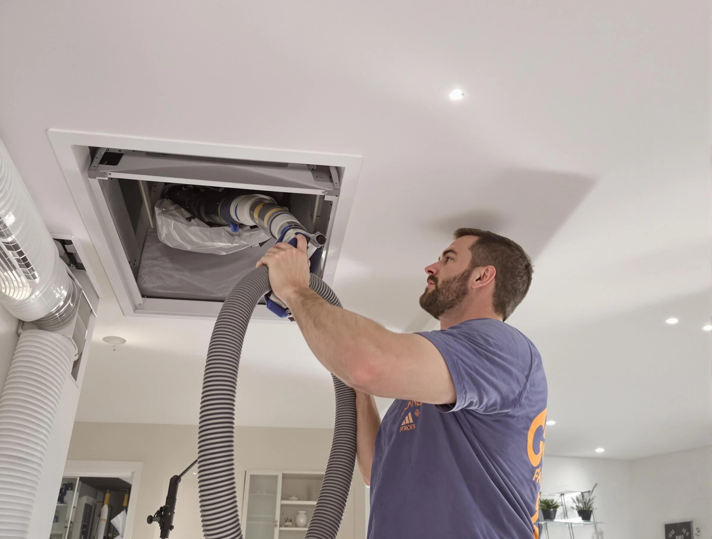 Precision indoor duct cleaning by Choctaw Air Duct Cleaning in Choctaw