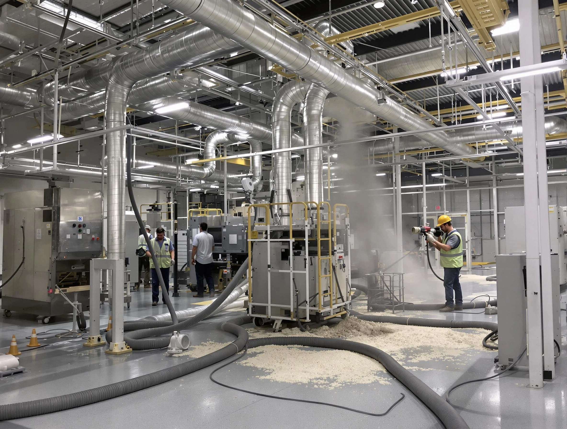 Heavy-duty industrial duct cleaning by Choctaw Air Duct Cleaning in Choctaw