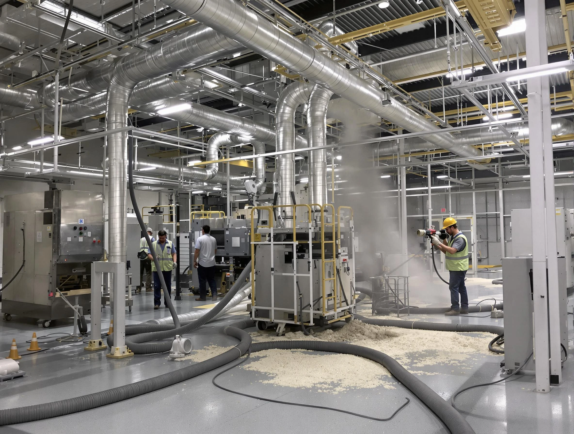 Heavy-duty industrial duct cleaning by Choctaw Air Duct Cleaning in Choctaw